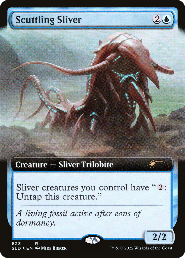 Scuttling Sliver (Extended Art) [Secret Lair Drop Promos] | Anubis Games and Hobby