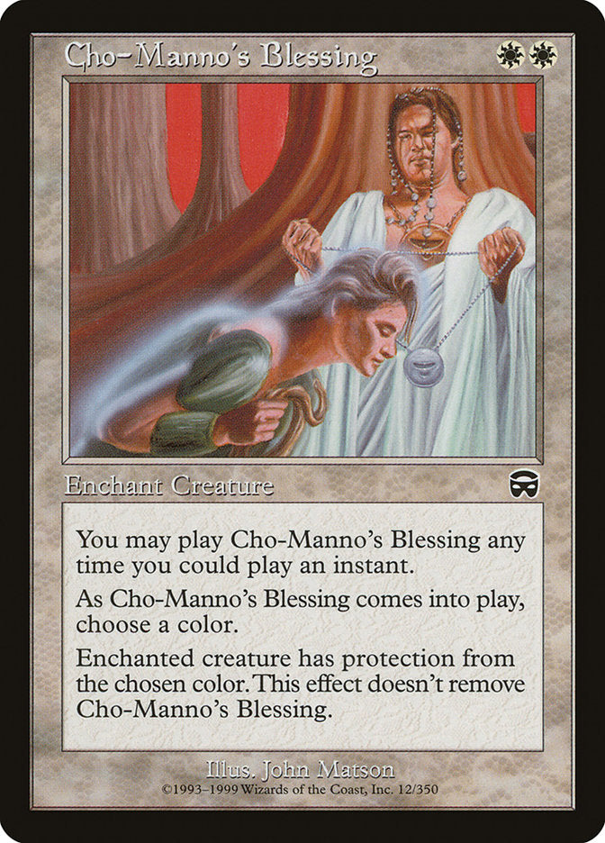 Cho-Manno's Blessing [Mercadian Masques] | Anubis Games and Hobby