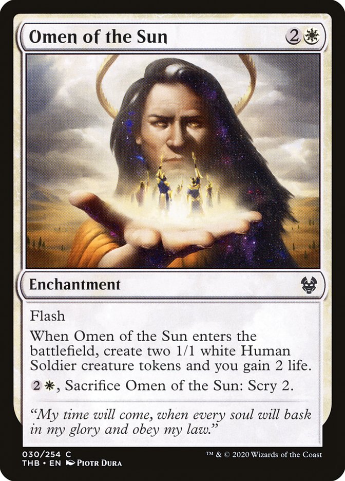 Omen of the Sun [Theros Beyond Death] | Anubis Games and Hobby