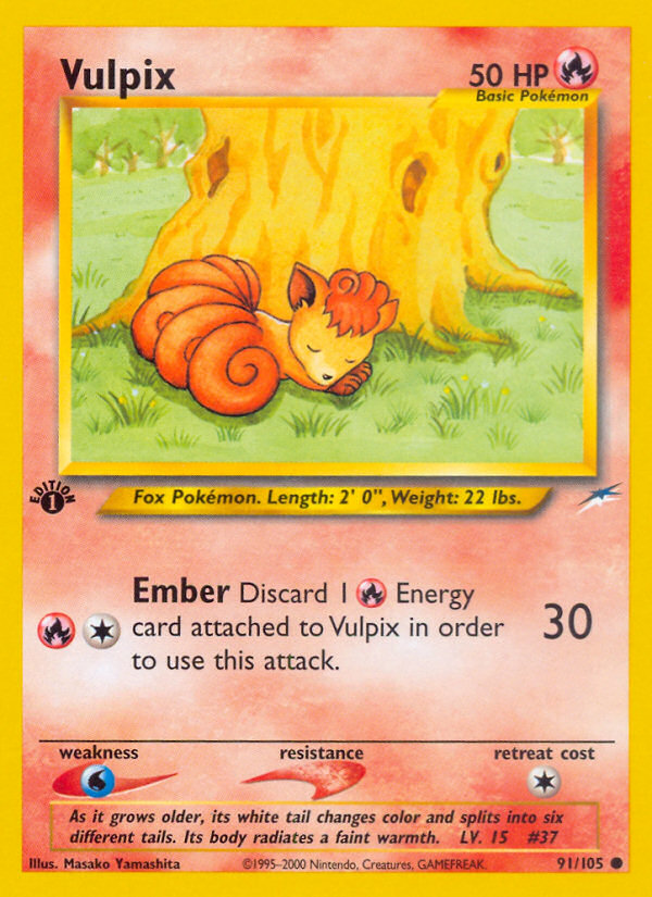 Vulpix (91/105) [Neo Destiny 1st Edition] | Anubis Games and Hobby