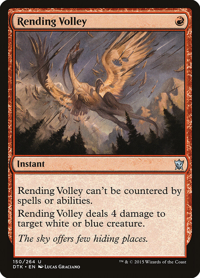 Rending Volley [Dragons of Tarkir] | Anubis Games and Hobby