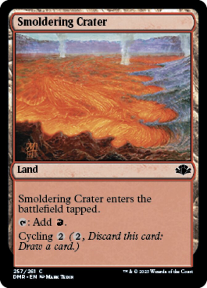 Smoldering Crater [Dominaria Remastered] | Anubis Games and Hobby