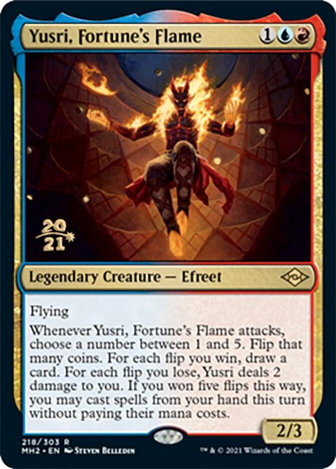 Yusri, Fortune's Flame [Modern Horizons 2 Prerelease Promos] | Anubis Games and Hobby