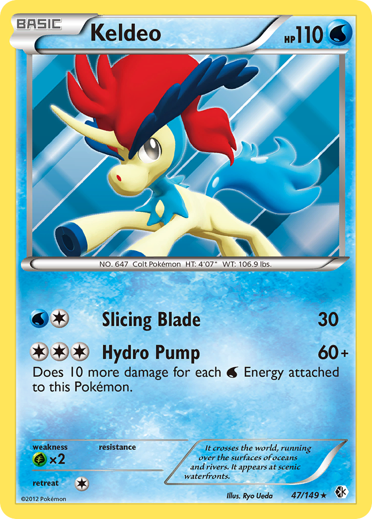 Keldeo (47/149) [Black & White: Boundaries Crossed] | Anubis Games and Hobby