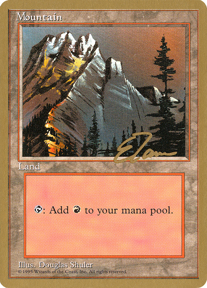 Mountain (et373) (Eric Tam) [Pro Tour Collector Set] | Anubis Games and Hobby