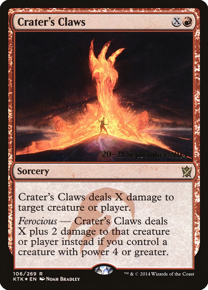 Crater's Claws [Khans of Tarkir Prerelease Promos] | Anubis Games and Hobby