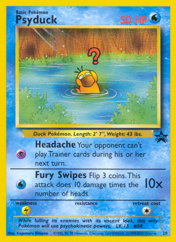 Psyduck (20) [Wizards of the Coast: Black Star Promos] | Anubis Games and Hobby