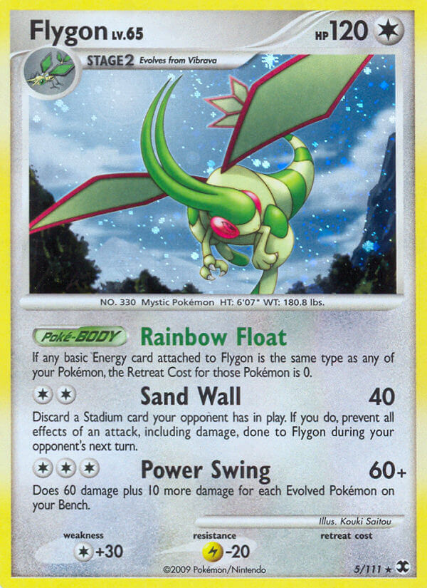 Flygon (5/111) (Theme Deck Exclusive) [Platinum: Rising Rivals] | Anubis Games and Hobby