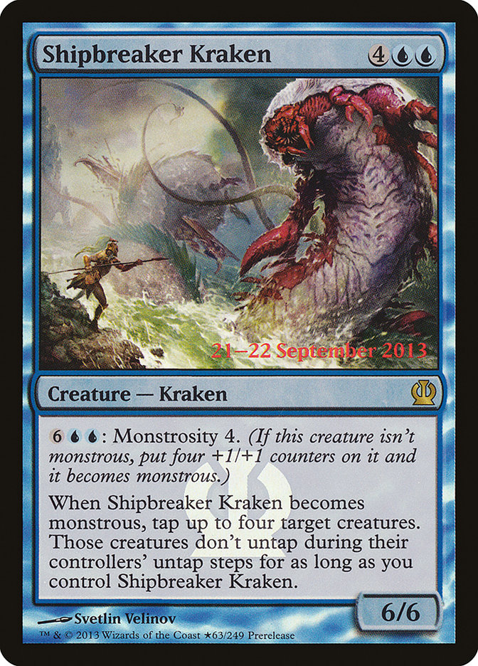 Shipbreaker Kraken [Theros Prerelease Promos] | Anubis Games and Hobby