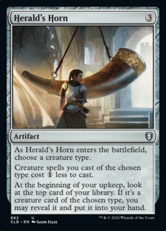 Herald's Horn [Commander Legends: Battle for Baldur's Gate] | Anubis Games and Hobby