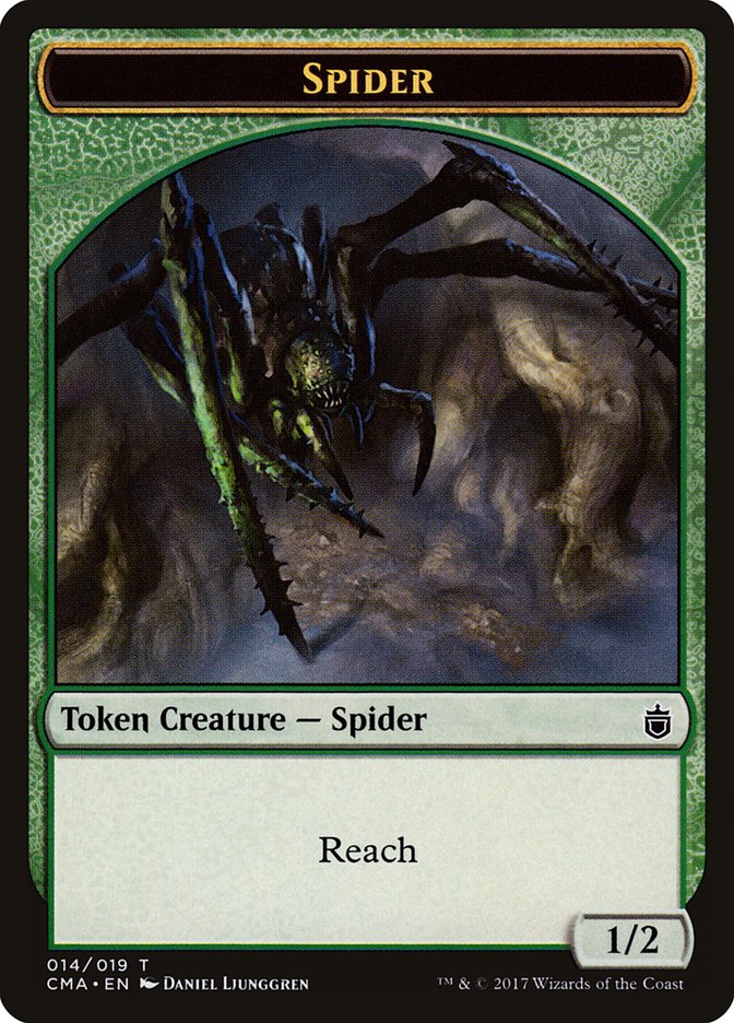 Spider Token [Commander Anthology Tokens] | Anubis Games and Hobby