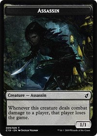 Assassin // Morph Double-Sided Token [Commander 2019 Tokens] | Anubis Games and Hobby