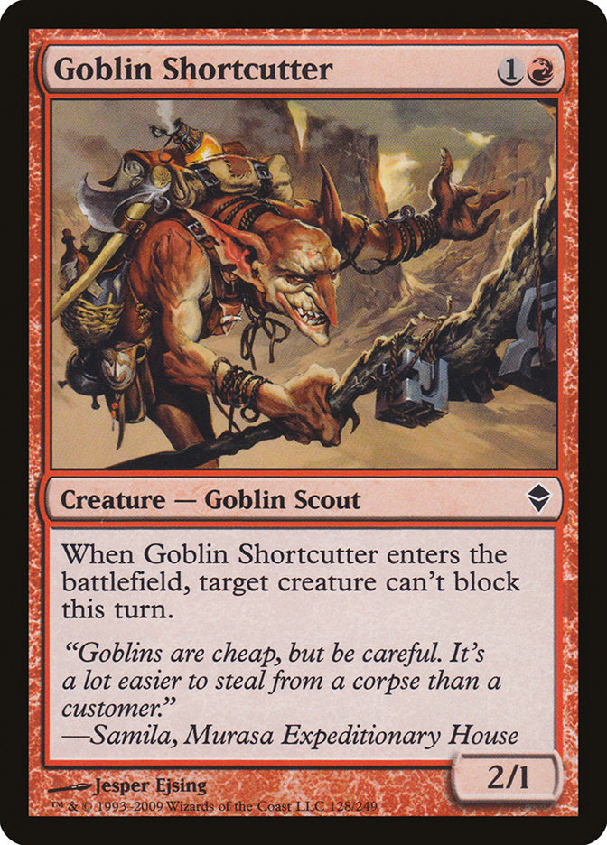 Goblin Shortcutter [Zendikar] | Anubis Games and Hobby