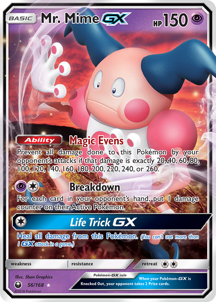 Mr. Mime GX (56/168) [Sun & Moon: Celestial Storm] | Anubis Games and Hobby