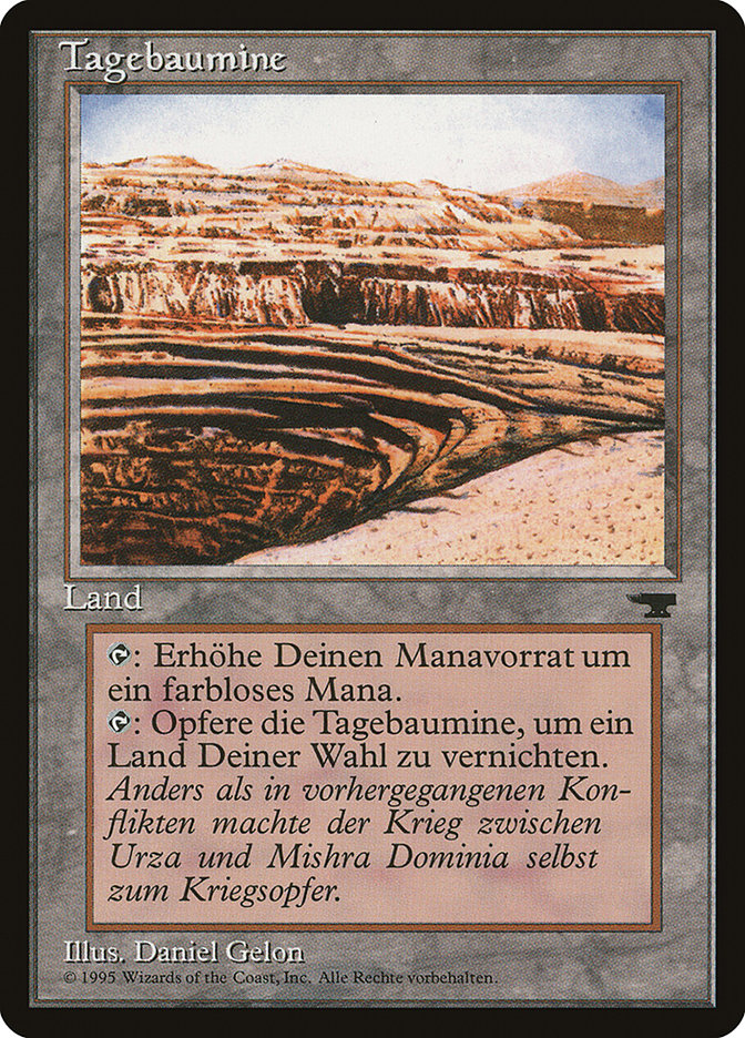 Strip Mine (German) - "Tagebaumine" [Renaissance] | Anubis Games and Hobby