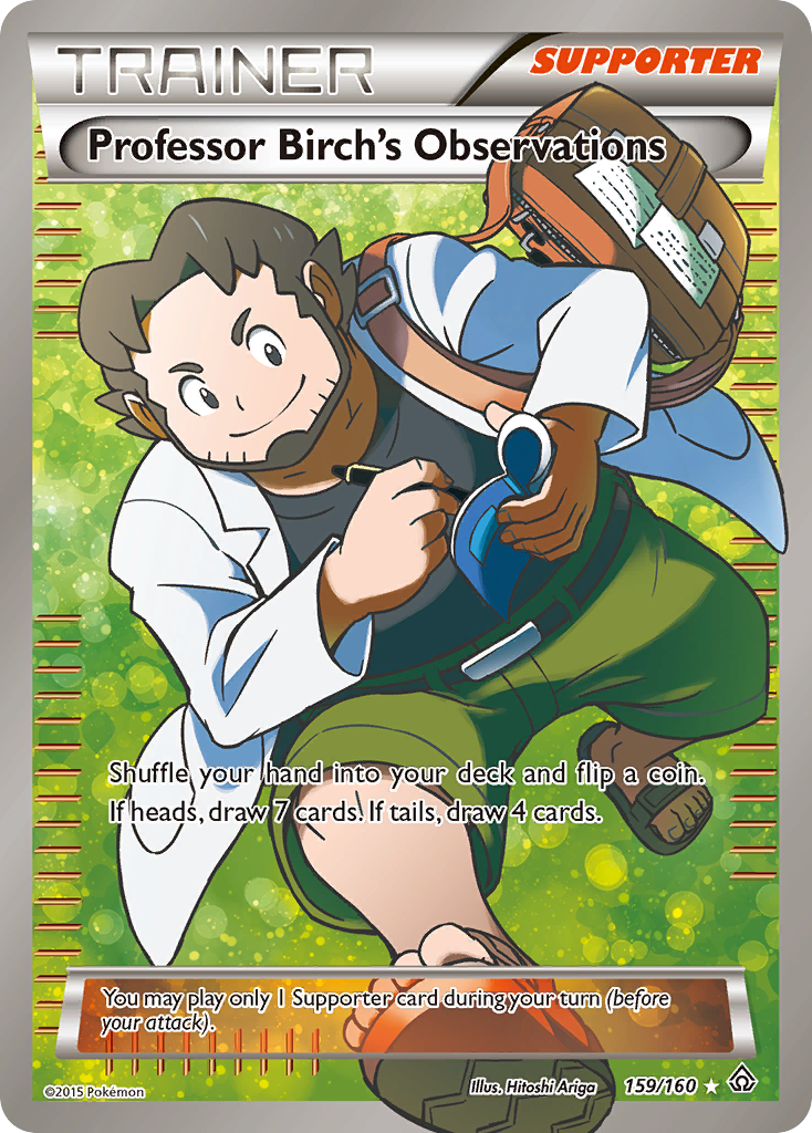 Professor Birch's Observations (159/160) [XY: Primal Clash] | Anubis Games and Hobby