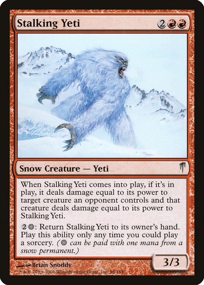 Stalking Yeti [Coldsnap] | Anubis Games and Hobby