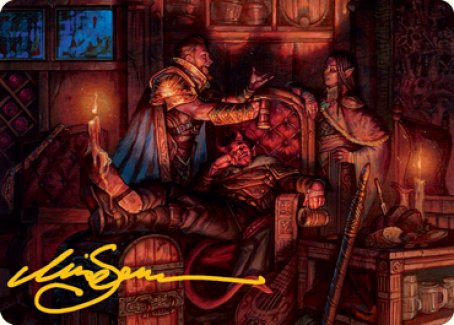 Long Rest Art Card (Gold-Stamped Signature) [Dungeons & Dragons: Adventures in the Forgotten Realms Art Series] | Anubis Games and Hobby