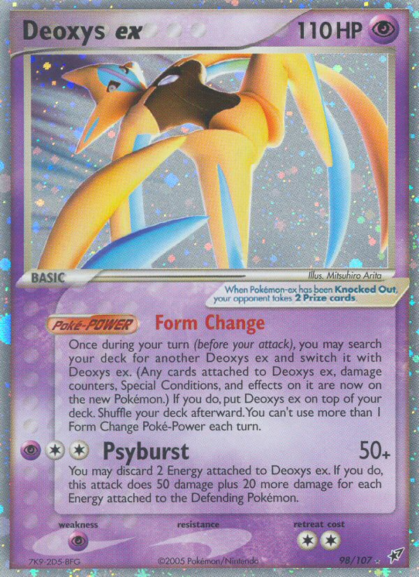 Deoxys ex (98/107) [EX: Deoxys] | Anubis Games and Hobby