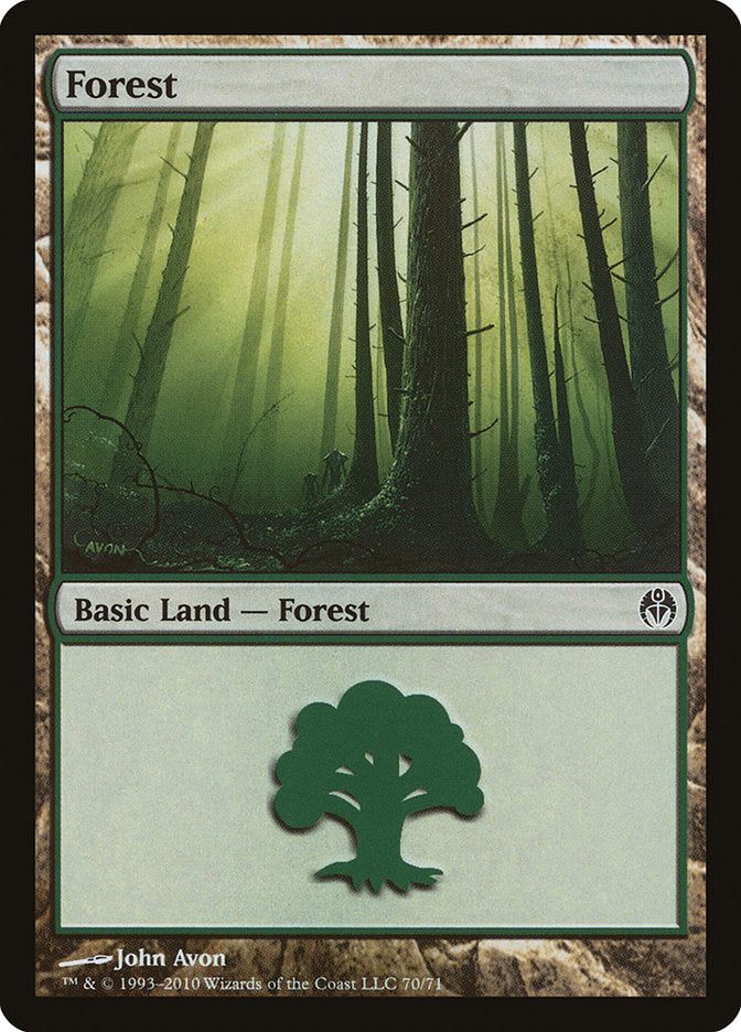 Forest (70) [Duel Decks: Phyrexia vs. the Coalition] | Anubis Games and Hobby