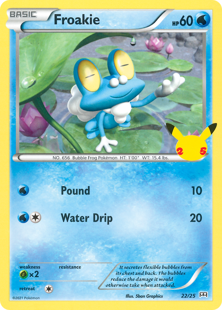 Froakie (22/25) [McDonald's 25th Anniversary] | Anubis Games and Hobby