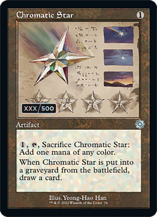 Chromatic Star (Retro Schematic) (Serialized) [The Brothers' War Retro Artifacts] | Anubis Games and Hobby