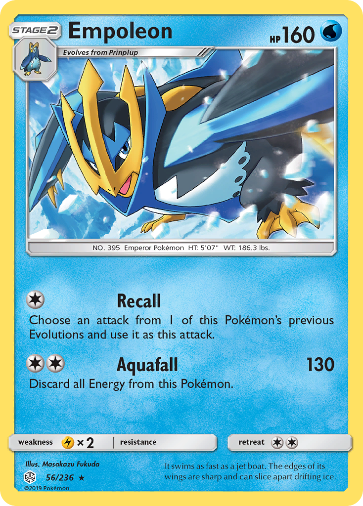Empoleon (56/236) [Sun & Moon: Cosmic Eclipse] | Anubis Games and Hobby