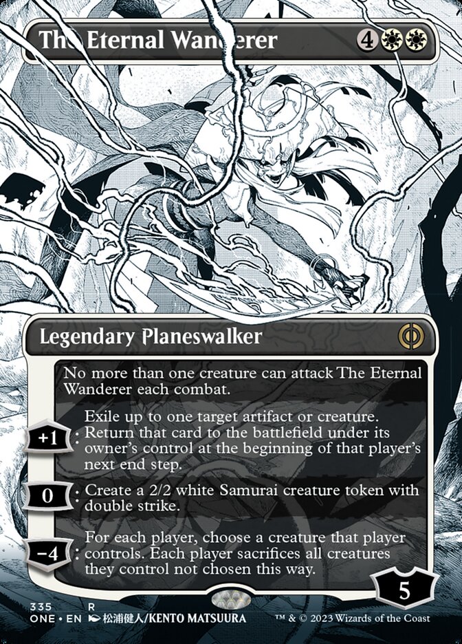 The Eternal Wanderer (Borderless Manga) [Phyrexia: All Will Be One] | Anubis Games and Hobby