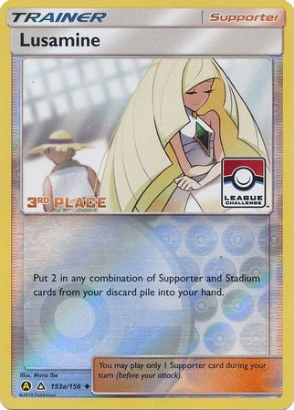 Lusamine (153a/156) (League Challenge Alt Art 3rd Place) [Sun & Moon: Ultra Prism] | Anubis Games and Hobby