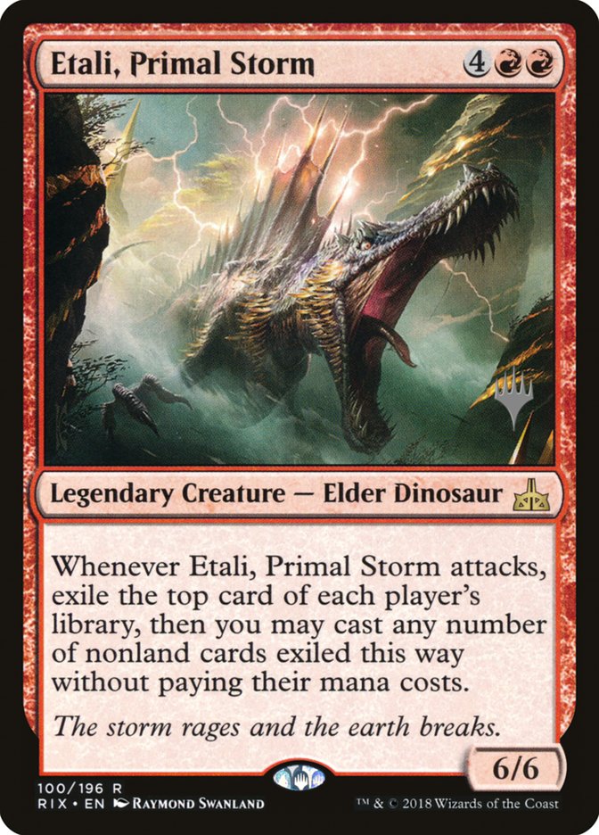 Etali, Primal Storm (Promo Pack) [Rivals of Ixalan Promos] | Anubis Games and Hobby