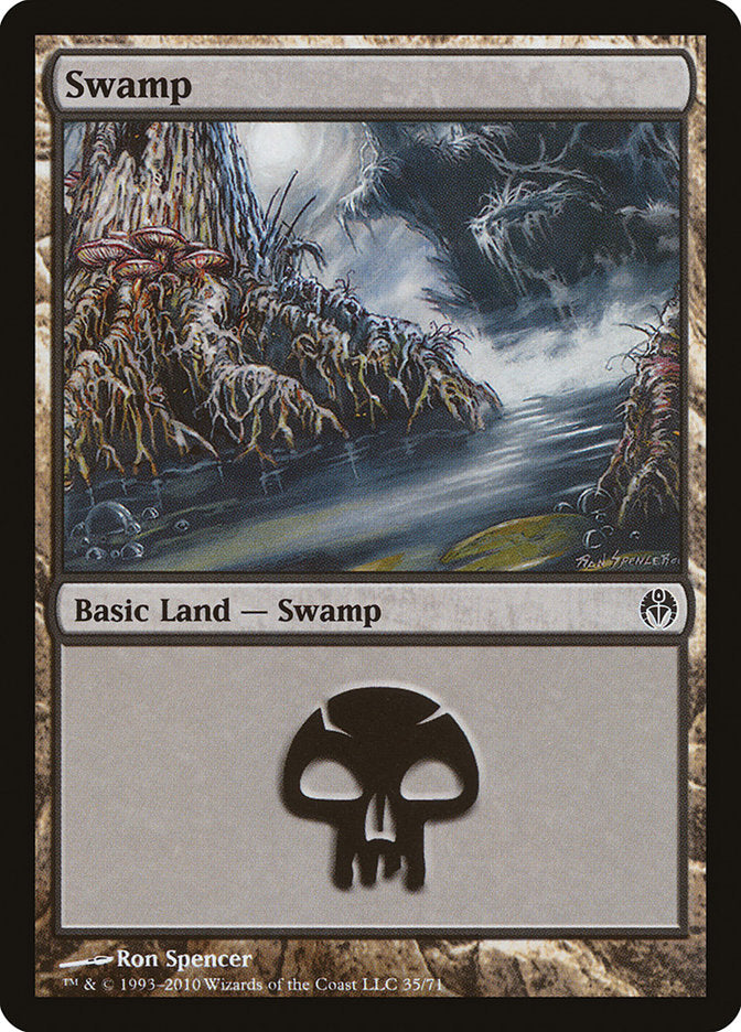 Swamp (35) [Duel Decks: Phyrexia vs. the Coalition] | Anubis Games and Hobby