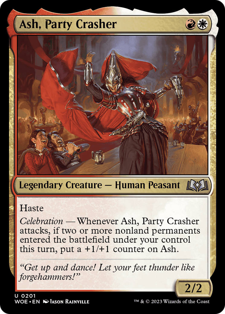 Ash, Party Crasher [Wilds of Eldraine] | Anubis Games and Hobby