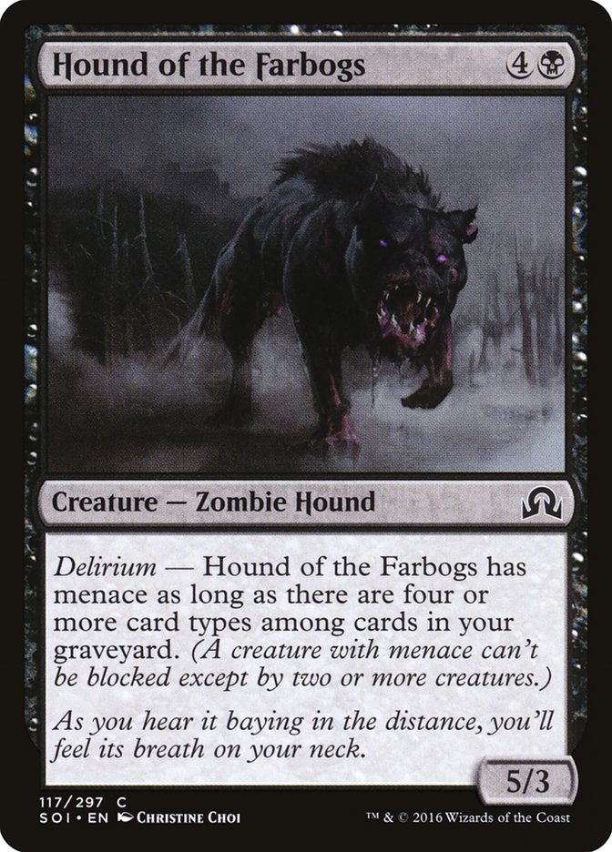 Hound of the Farbogs [Shadows over Innistrad] | Anubis Games and Hobby