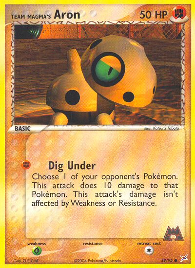 Team Magma's Aron (59/95) [EX: Team Magma vs Team Aqua] | Anubis Games and Hobby