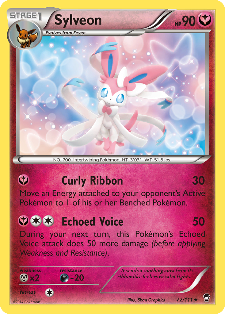 Sylveon (72/111) [XY: Furious Fists] | Anubis Games and Hobby