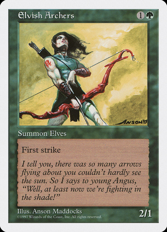 Elvish Archers [Fifth Edition] | Anubis Games and Hobby