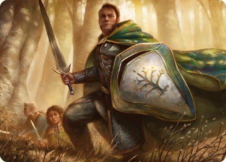 Boromir, Warden of the Tower Art Card [The Lord of the Rings: Tales of Middle-earth Art Series] | Anubis Games and Hobby