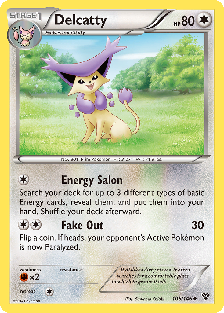 Delcatty (105/146) [XY: Base Set] | Anubis Games and Hobby