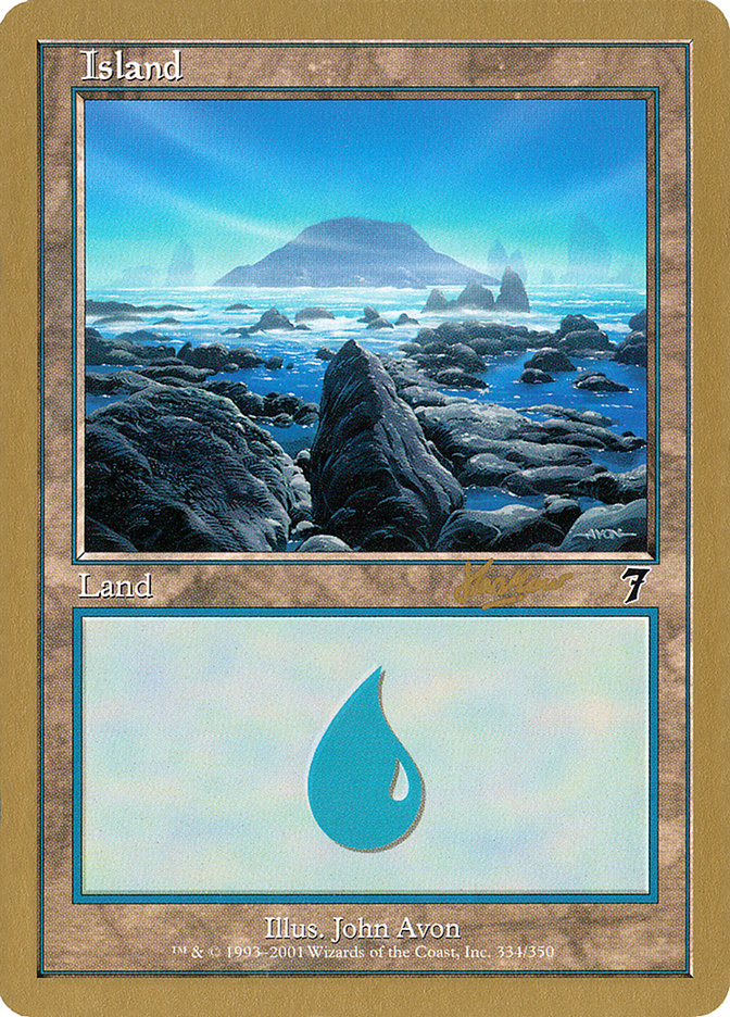Island (shh334) (Sim Han How) [World Championship Decks 2002] | Anubis Games and Hobby