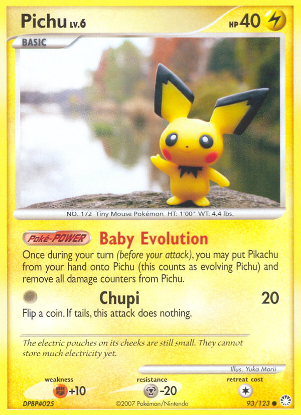 Pichu (93/123) [Diamond & Pearl: Mysterious Treasures] | Anubis Games and Hobby