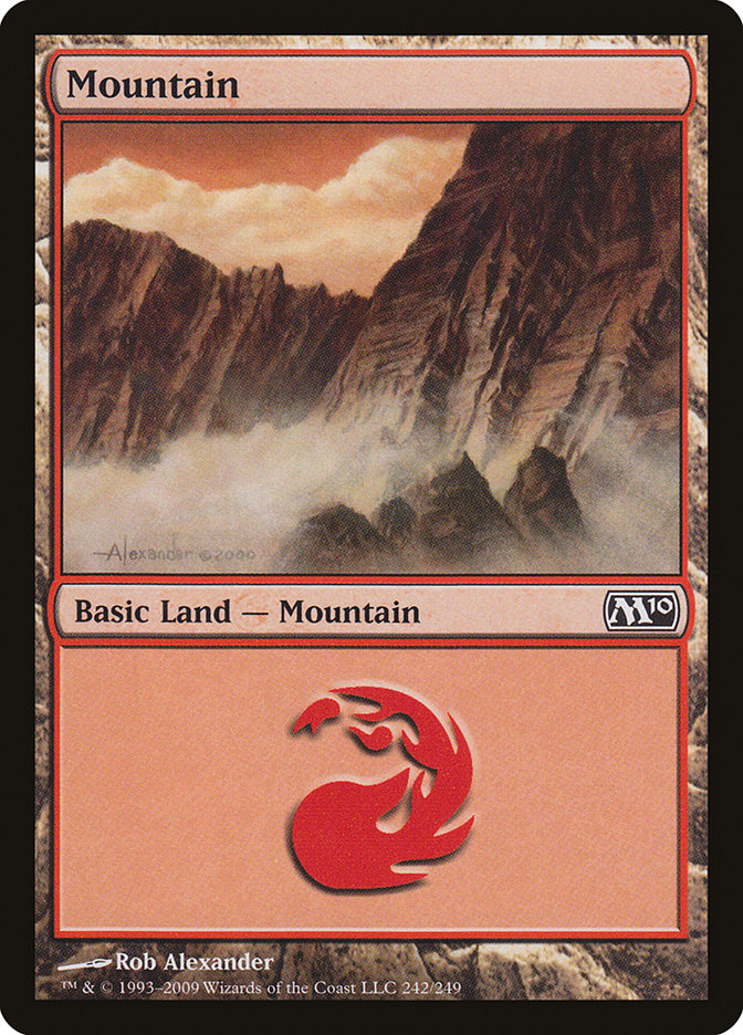 Mountain (242) [Magic 2010] | Anubis Games and Hobby