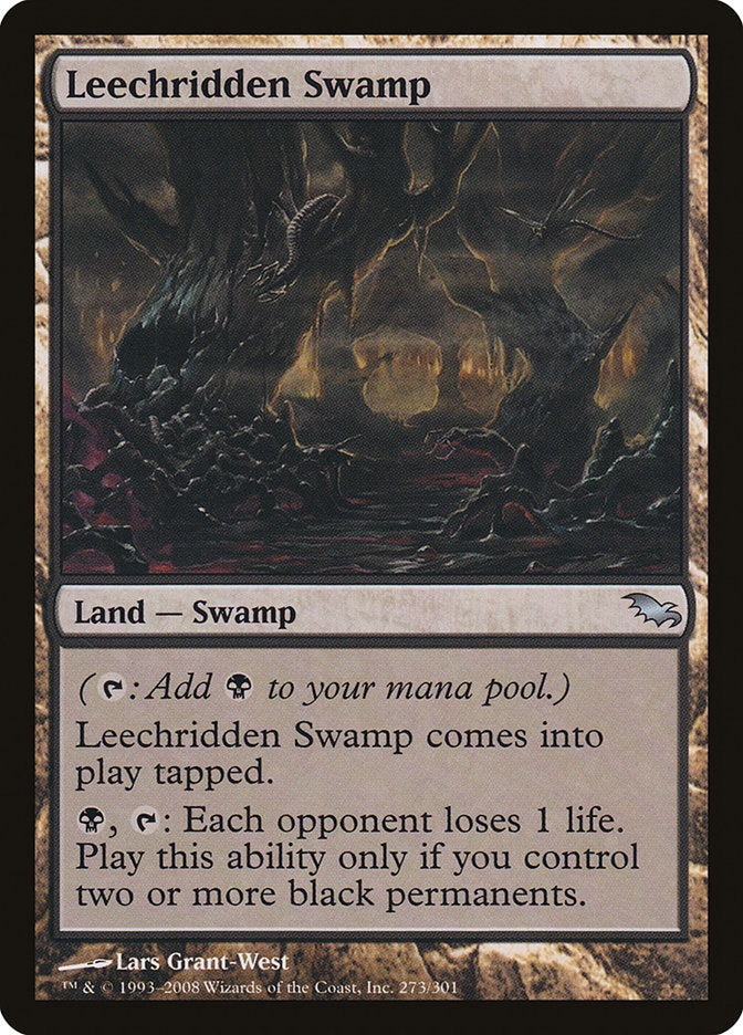 Leechridden Swamp [Shadowmoor] | Anubis Games and Hobby