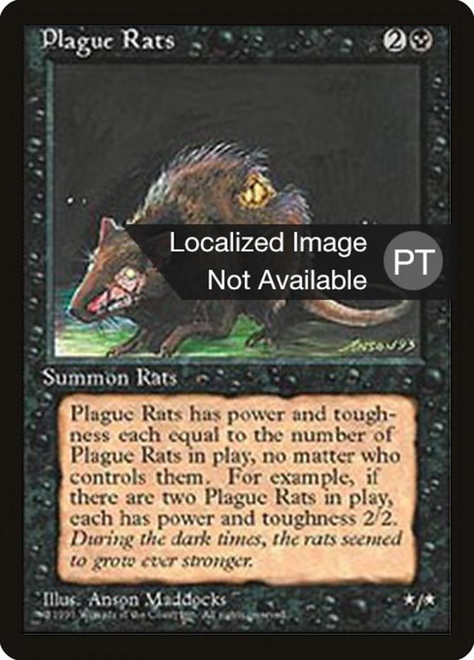 Plague Rats [Fourth Edition (Foreign Black Border)] | Anubis Games and Hobby