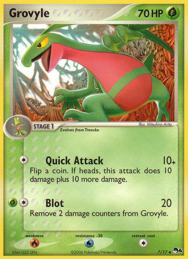 Grovyle (7/17) [POP Series 4] | Anubis Games and Hobby