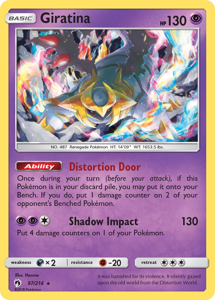 Giratina (97/214) (Theme Deck Exclusive) [Sun & Moon: Lost Thunder] | Anubis Games and Hobby