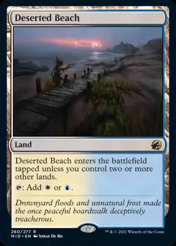 Deserted Beach [Innistrad: Midnight Hunt] | Anubis Games and Hobby