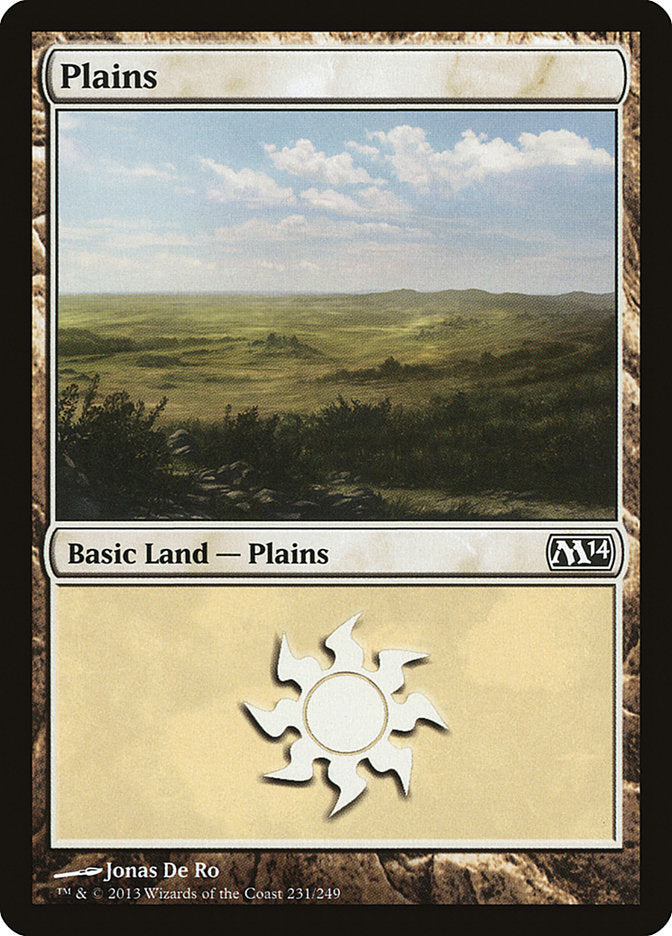 Plains (231) [Magic 2014] | Anubis Games and Hobby