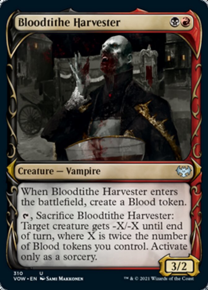 Bloodtithe Harvester (Showcase Fang Frame) [Innistrad: Crimson Vow] | Anubis Games and Hobby