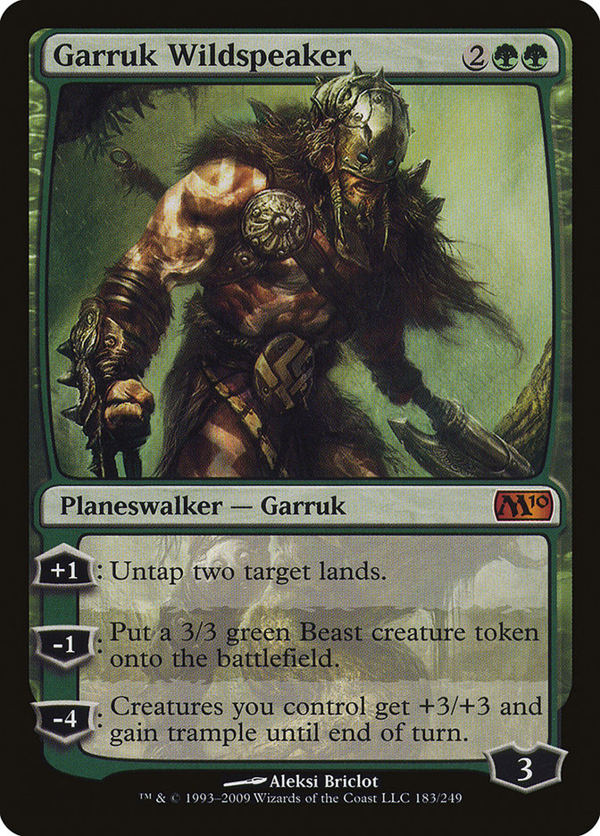 Garruk Wildspeaker [Magic 2010] | Anubis Games and Hobby