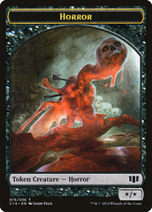 Horror // Zombie (016/036) Double-Sided Token [Commander 2014 Tokens] | Anubis Games and Hobby